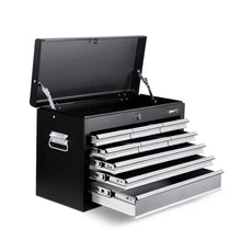 Load image into Gallery viewer, Giantz 9 Drawer Mechanic Tool Box Cabinet Storage - Black & Grey