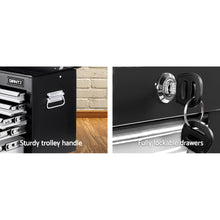 Load image into Gallery viewer, Giantz 9 Drawer Mechanic Tool Box Cabinet Storage - Black & Grey