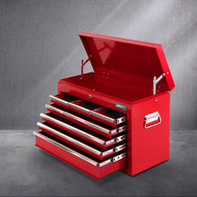 Load image into Gallery viewer, Giantz 9 Drawer Mechanic Tool Box Cabinet Storage - Red