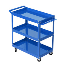 Load image into Gallery viewer, Giantz Tool Cart 3 Tier Parts Steel Trolley Mechanic Storage Organizer Blue