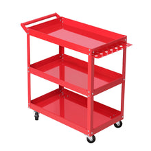 Load image into Gallery viewer, Giantz Tool Cart 3 Tier Parts Steel Trolley Mechanic Storage Organizer Red