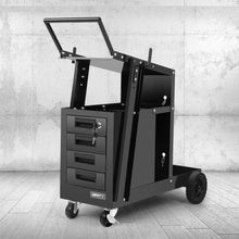Load image into Gallery viewer, Giantz 4 Drawer Welding Trolley - Black