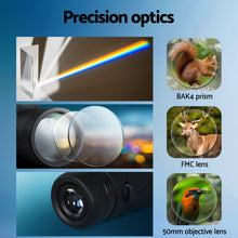 Load image into Gallery viewer, 12X 50mm HD Zoom Optical Monocular Telescope Portable Camping Live Concert