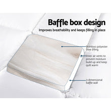 Load image into Gallery viewer, Giselle Double Mattress Topper Bamboo Fibre Pillowtop Protector
