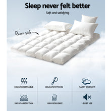 Load image into Gallery viewer, Giselle Queen Mattress Topper Bamboo Fibre Pillowtop Protector