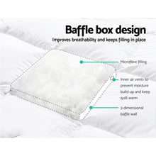 Load image into Gallery viewer, Giselle King Mattress Topper Pillowtop 1000GSM Microfibre Filling Protector