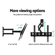 Load image into Gallery viewer, Artiss TV Wall Mount Bracket Tilt Swivel Full Motion Flat Slim LED LCD 23 inch to 55 inch