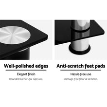 Load image into Gallery viewer, 100cm Smooth Design Temptered Glass 3 Tiers TV Stand Entertainment Unit