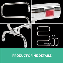 Load image into Gallery viewer, Devanti Electric Heated Towel Rail Rack Rails Freestanding 5 Bars