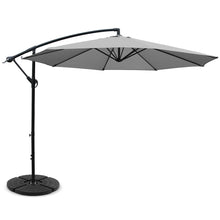 Load image into Gallery viewer, Instahut 3M Umbrella with 48x48cm Base Outdoor Umbrellas Cantilever Sun Beach Garden Patio Grey