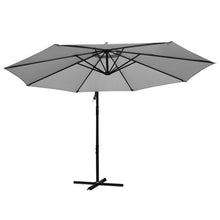Load image into Gallery viewer, Instahut Outdoor Umbrella 3M Cantilever Beach Garden Grey