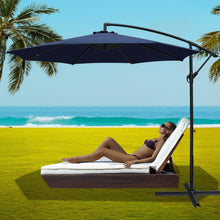 Load image into Gallery viewer, Instahut 3M Cantilevered Outdoor Umbrella - Navy