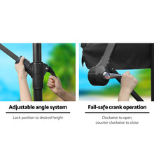 Load image into Gallery viewer, Instahut 3M Outdoor Umbrella - Black