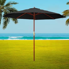 Load image into Gallery viewer, Instahut Outdoor Umbrella 3M Pole Cantilever Stand Garden Umbrellas Patio Black