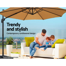 Load image into Gallery viewer, Instahut Roma Outdoor Umbrella - Beige