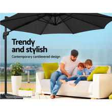 Load image into Gallery viewer, Instahut Roma Outdoor Umbrella - Black