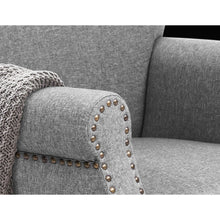 Load image into Gallery viewer, Artiss Armchair Accent Chair Retro Armchairs Lounge Accent Chair Single Sofa Linen Fabric Seat Grey