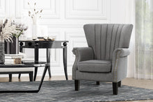 Load image into Gallery viewer, Artiss Upholstered Fabric Armchair Accent Tub Chairs Modern seat Sofa Lounge Grey