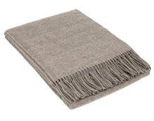 Load image into Gallery viewer, Chiswick Throw - Merino Wool/Cashmere - Stone