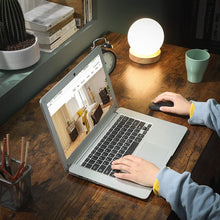 Load image into Gallery viewer, L-Shaped Computer Desk, Rustic Brown and Black