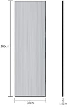Load image into Gallery viewer, Full-Length Mirror Long Standing for Bedroom and Bathroom (106 x 35 cm, Black)