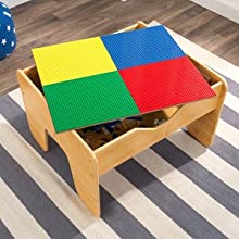 Load image into Gallery viewer, 2-in-1 Activity Table with Board for kids 64 x 60 x 40 cm