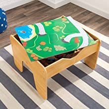 Load image into Gallery viewer, 2-in-1 Activity Table with Board for kids 64 x 60 x 40 cm