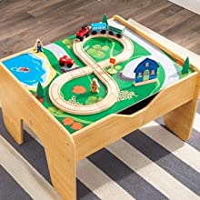 Load image into Gallery viewer, 2-in-1 Activity Table with Board for kids 64 x 60 x 40 cm