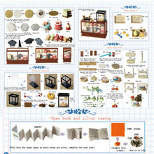 Load image into Gallery viewer, Dollhouse Miniature with Furniture Kit Plus Dust Proof and Music Movement - Rosa Garden Tea
