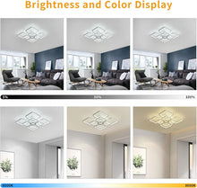 Load image into Gallery viewer, Modern LED Ceiling Light Dimmable with Remote Control