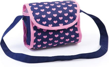 Load image into Gallery viewer, Trendy Dolls Pram, Foldable with Height-Adjustable Handle, Blue and Pink