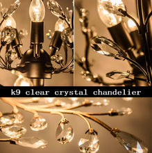 Load image into Gallery viewer, Crystal Chandeliers Lighting, 3 Light, Vintage