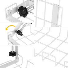 Load image into Gallery viewer, 2 pack Under Desk Cable Management Tray, White