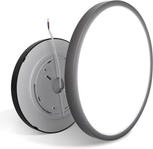 Load image into Gallery viewer, Flush Mount LED Ceiling Light, Natural, Black 48W