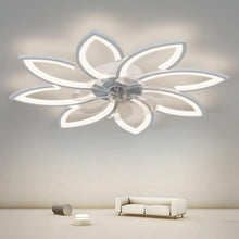 Load image into Gallery viewer, Modern Ceiling Light Fan, Low Profile, 6 Wind Speed, 3 Color (90cm, White)
