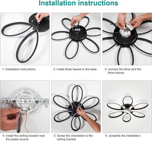 Load image into Gallery viewer, Modern LED Chandelier Light Fixture Dimmable Remote (75 cm)