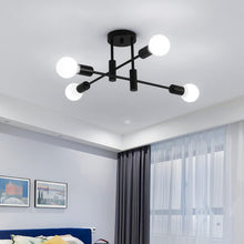 Load image into Gallery viewer, Mid Century Chandelier Modern, 4-Light