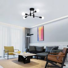 Load image into Gallery viewer, Mid Century Chandelier Modern, 4-Light