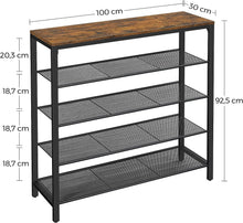 Load image into Gallery viewer, Shoe Rack Storage Organiser 4 Shelves
