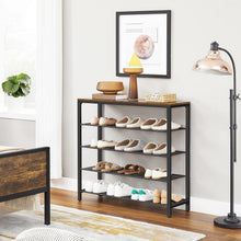 Load image into Gallery viewer, Shoe Rack Storage Organiser 4 Shelves