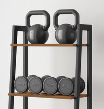 Load image into Gallery viewer, 5-Tier Industrial Bookcase, Rustic Brown