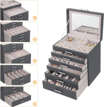 Load image into Gallery viewer, Jewellery Box 6 Layer 5 Drawer