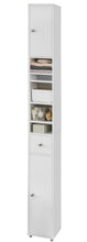 Load image into Gallery viewer, White Tall Bathroom Cabinet High Storage