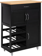 Load image into Gallery viewer, Kitchen Trolley Bottle Rack Drawer Cabinet