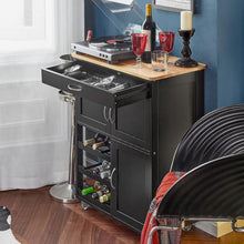 Load image into Gallery viewer, Kitchen Trolley Bottle Rack Drawer Cabinet