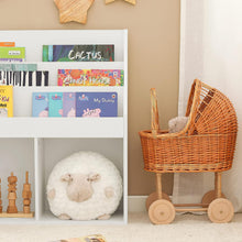Load image into Gallery viewer, Kids Shelving Unit 3 Shelves 2 Compartments
