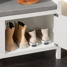 Load image into Gallery viewer, Shoe Bench Shoe Rack Cabinet Hallway, White