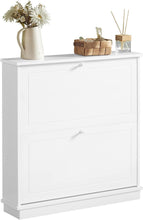 Load image into Gallery viewer, 2 Drawer Shoe Cabinet Storage Unit