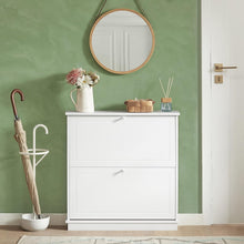 Load image into Gallery viewer, 2 Drawer Shoe Cabinet Storage Unit