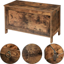 Load image into Gallery viewer, Wooden Sturdy Entryway Storage Bench with Safety Hinge